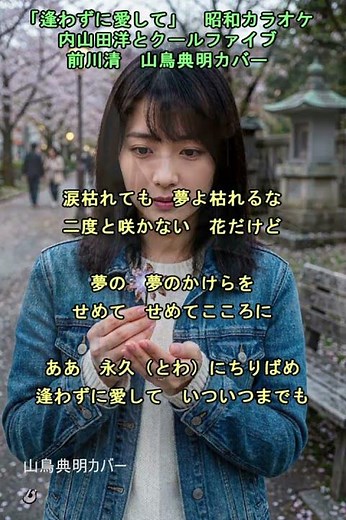 「逢わずに愛して」昭和カラオケ 前川清 山鳥典明カバー