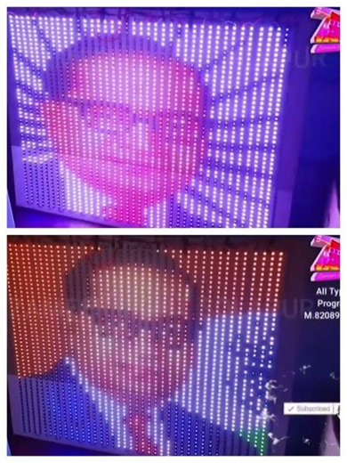 Dr.Bhimra Ambedkar Pixel LED Strip Board Photo Animation Programming Available 8208929320 #shorts