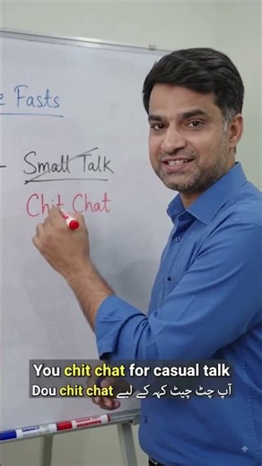 Don’t Say “Small Talk” ❌ — Say “Chit-Chat” ✅ | Speak Natural English!