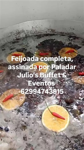 Feijoada completa, assinada por Paladar Julio's Buffet & Eventos 62994743915 Reserve a sua, conosco! | Julio Sergio