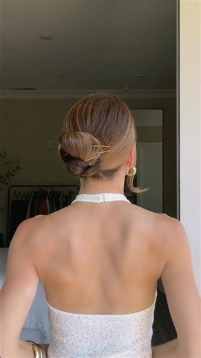 EASY BRAIDED HAIR PIN BUN