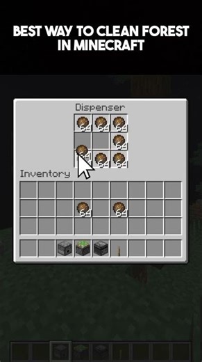 Best way to clean forest in Minecraft|