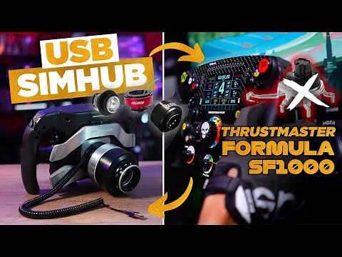 2nd LIFE! The SF1000 compatible with Moza/Fanatec/Simagic WITH the new Simhub telemetry plugin