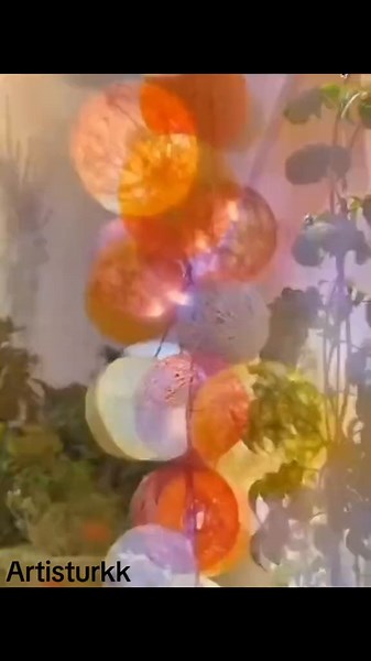 DIY Cotton Ball Lights: Easy Home Decoration Ideas