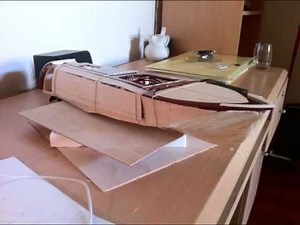homemade balsa wood rc boat build