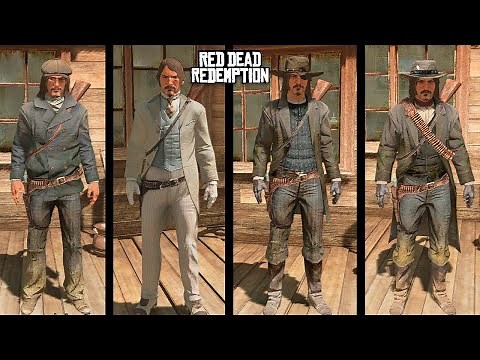 Showing All Outfits | Red Dead Redemption Story Mode