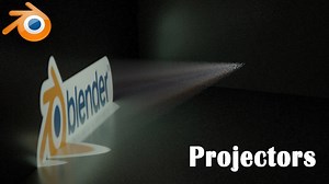 Quick blender tutorial - How to make projector in Blender - 204
