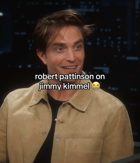 robert pattinson on jimmy kimmel 😭 #fyp #robertpattinson #zendaya | Robert Pattinson