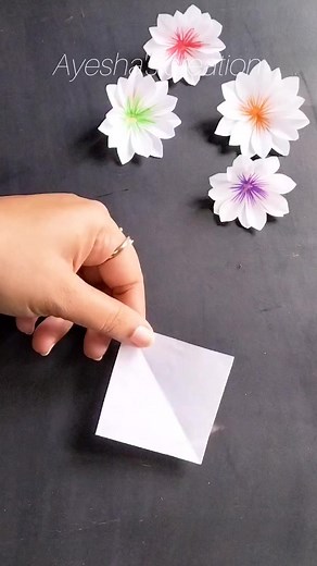 DIY paper flower making 🌸🌼 #reelsfb #reelsvideo #fbreels #virals #video #viralvideo #viralreelsfb #homemade #homedecor #decor #diy #papercraft #papercrafting #paperflowers #new #viral #fypシ #fypシ゚viralシ #fypシ゚ #followers #foryou #fun | Ayesha's Creation