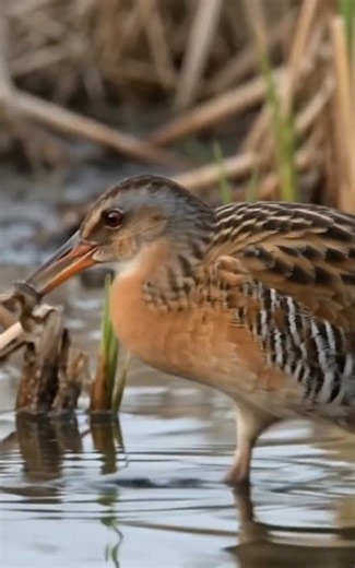 Rare Sighting: Majestic King Rail болотный #BirdWatching #shorts