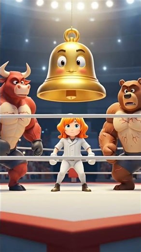 "Muscular Bull vs Bear 🐂🐻 | Funny 3D Cartoon Fight #ai #viral #youtubeshorts #shorts #3danimation #