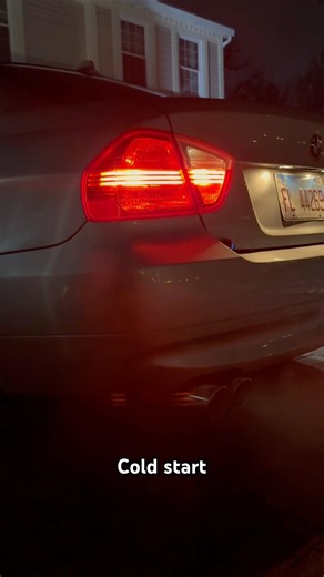 2007 bmw 328i N52 engine cold start - exhaust setup is posted on page.