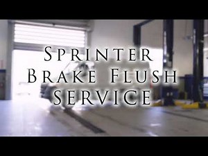 Sprinter Brake Flush Service