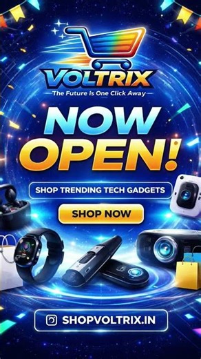 we are now open. visit our website now! Voltrix #fyp #viral #trendig