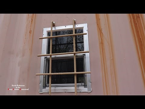 installing windows in a shipping container