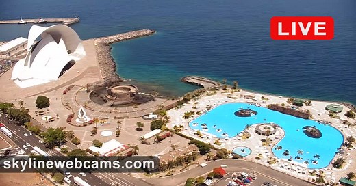 【LIVE】 Webcam Santa Cruz de Tenerife - Torre 1 - Cabo Llanos
