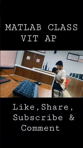 MATLAB CLASS | Math Lab Classroom | VIT AP