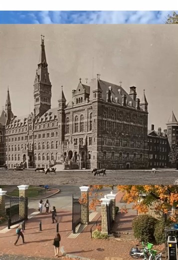 Happy 237th birthday to us! 🥳 On this day in 1789, John Carroll founded Georgetown University. In celebration of Georgetown's birthday, watch to see moments of Georgetown's past reflected in life today. 🎂
