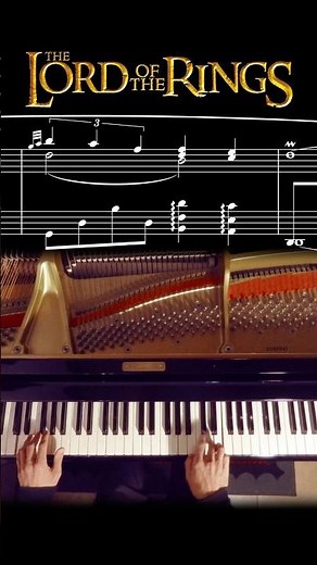 Concerning Hobbits (The Lord of the Rings) – Piano Tutorial with Scrolling Sheet Music | Part 6