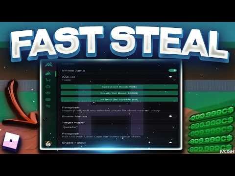 Steal A Brainrot Script *NO KEY* [ INSTANT STEAL, DESYNC, ANTI HIT, HUB, FLY, DUELS, INVISIBLE ]