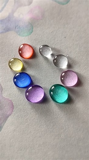 Coloring water drop