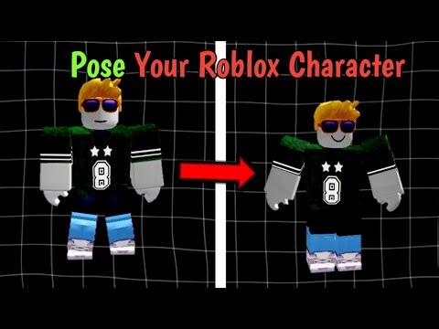 How To Pose your Roblox Character "easy on mobile📱