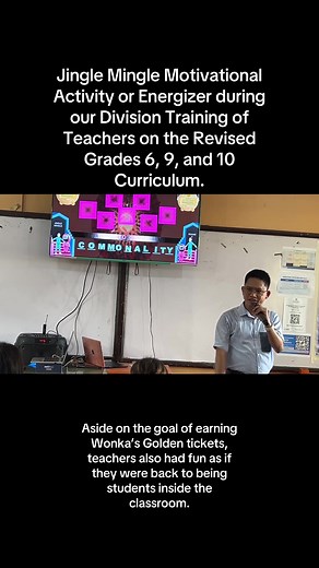 Jingle Mingle Motivational Activity for Revised K–10 Teacher Training
