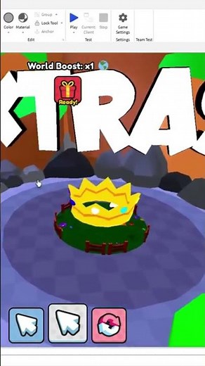 CLICKER SIMULATOR SCRIPTED #roblox #robloxshorts