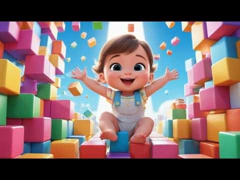 Building Time! 🏗️👶 | Baby Ella’s Colorful Blocks | Fun Kids Song & Nursery Rhyme