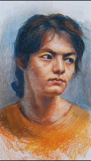 Soft Pastel on Paper #artshorts #art #arttutorial #portraitsketching #softpastel #realisticdrawing