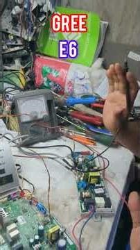 GREE E6 Error cord bangla circuit #greeac #airconditioning #shortsviral #E6