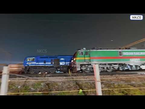 15 in 1 Early Morning Back to Back Train Action | Bengaluru Hubballi Shivamoga line | DJI Action 6