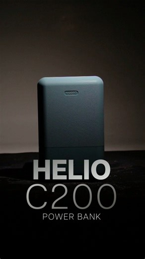 Unleash the power: Geonix Helio C200 power bank with 20,000mAh & 22.5W fast charging! #powerbank