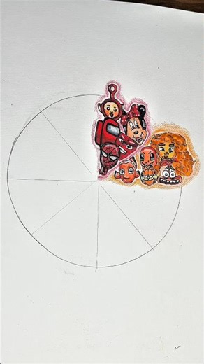 Let's draw characters using only one color #coloring #drawing #art #stationery