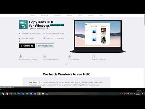 Open iPhone Photos on Windows 10 - HEIC Format Converter (CopyTrans)
