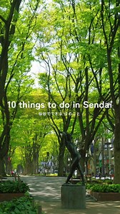 Ten highlights you can’t miss in #Sendai! With countless #sightseeing spots, #historical landmarks, and gourmet #food to enjoy, you’ll be spoilt for choice - but don’t miss these! Take a leisurely stroll under the filtered sunlight of tree-lined Jozenji-dori Avenue, the symbol of Sendai as the "City of Trees". Relax and unwind at "Sendai Mediatheque" a beautiful glass building designed by famous architect Toyoo Ito. Jump aboard "Loople Sendai," the city’s hop-on-hop-off sightseeing bus, and disc