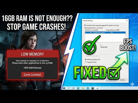 How to Fix "Out of Memory" Error in Games (16GB RAM Issue Solved)