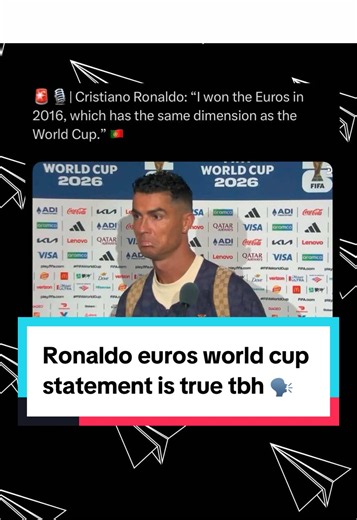 RONALDO WIN EUROS SAME AS WC IS TRUE AND IMPRESSIVE 🗣️💯 #fifaworldcup #fyp #ishdafish5