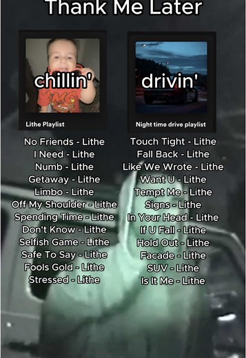 YOU'RE WELCOME! #lithe #playlist #fanedit #songrecommendations @Lithe | fall back by lithe