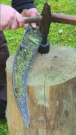 Sense dengeln / Scythe denning #shorts