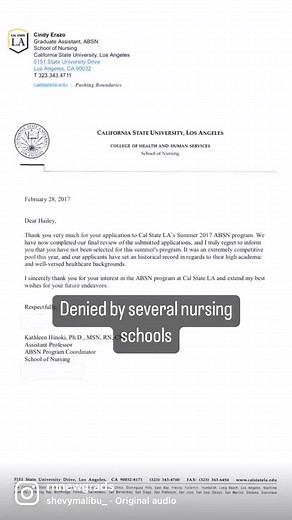🩺When I first decided I was going to go to nursing school I was so stuck on applying to ABSN program because I have a previous degree. I wanted to become a nurse as fast as possible while not completely breaking my bank. I applied to 3-4 programs and got 𝘥𝘦𝘯𝘪𝘦𝘥 - from 𝗔𝗟𝗟 of them. Not to mention the hundreds of dollars I didn’t have on application fees.🥴⁣ ⁣ 😮‍💨Man was that a blow to my 𝘴𝘦𝘭𝘧 𝘤𝘰𝘯𝘧𝘪𝘥𝘦𝘯𝘤𝘦. ⁣ ⁣ 😵‍💫After the fact that I was 𝘯𝘰𝘵 going to be starting nurs