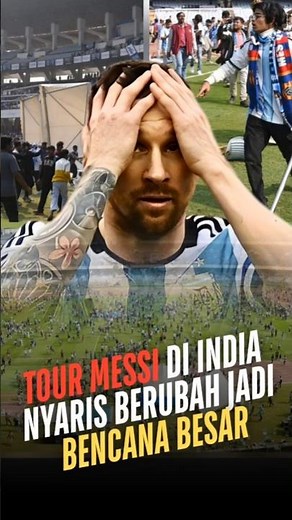 Tur Messi di India Nyaris Berubah Jadi Bencana Besar. #football #messi #india #faktabola
