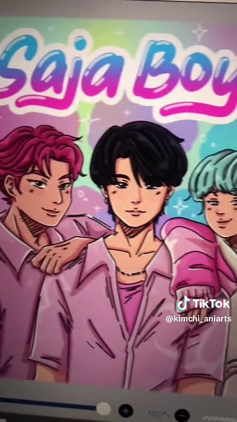You’re my Soda Pop!💖 #kpopdemonhunters #sodapop #sajaboys #fanart #myartstyle #kimchianiarts