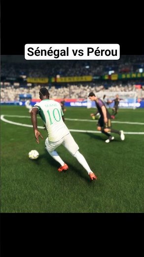 SADIO MANÉ ENROULÉE DE L'EXTÉRIEUR DE LA SURFACE ! 🔥 Sénégal vs Pérou