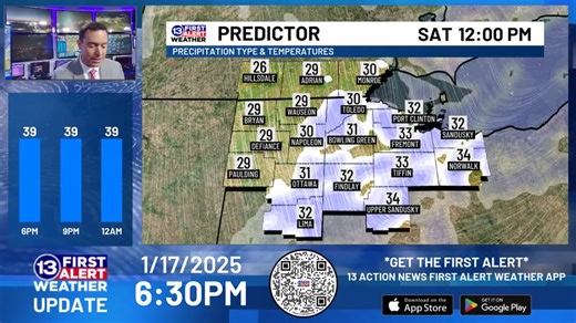 *Don't look past the weekend forecast* Giving you the FIRST ALERT on rain, snow and a flash freeze Saturday. | 13abc