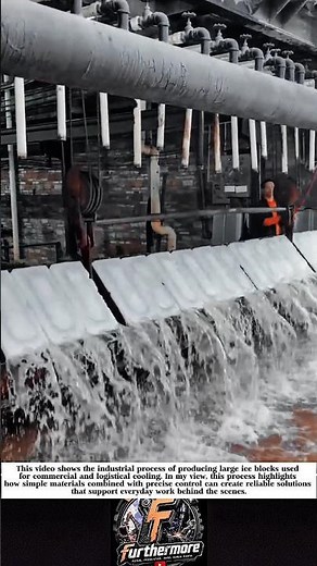 Inside an Industrial Ice Block Factory | How Large Ice Blocks Are Made