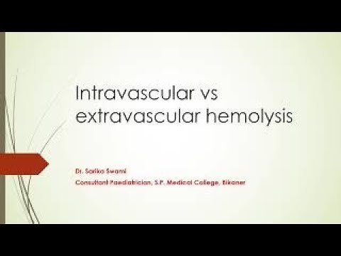 ExtraVascular vs IntraVascular hemolysis