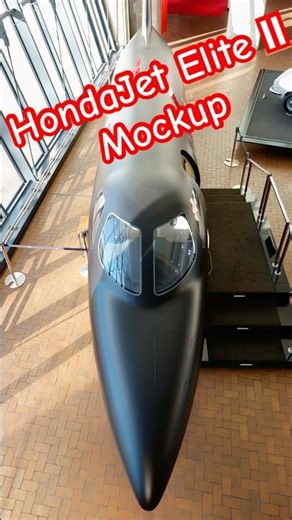 HondaJet Elite II Mockup Walkaround, Interior (Cockpit, Cabin, Lavatory) @ Honda Collection Hall