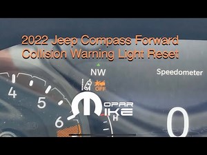 How to reset lane assist in Jeep Compass