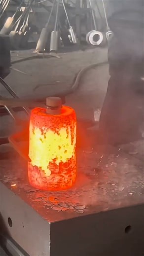 The entire process of forging and stamping